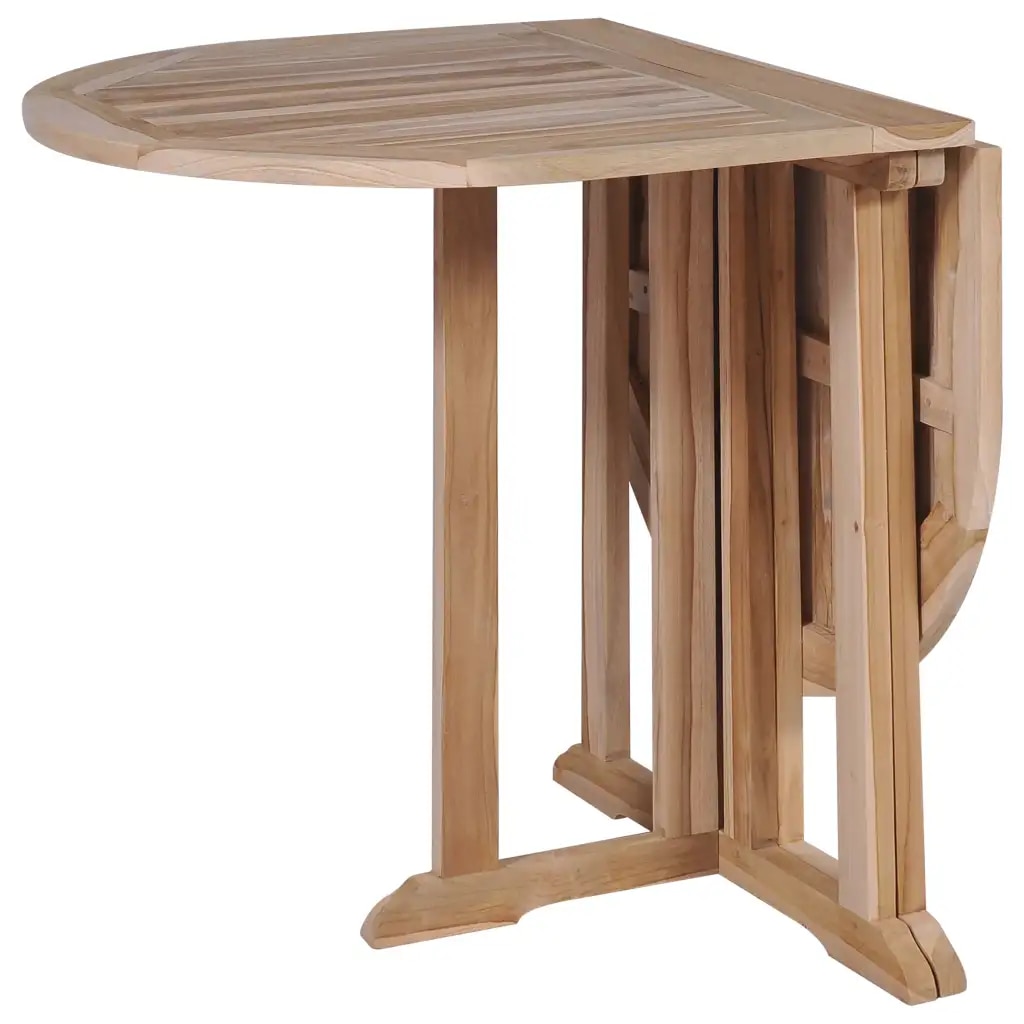 Pliant papillon Table à manger teck massif 120x70x75cm Table loisirs