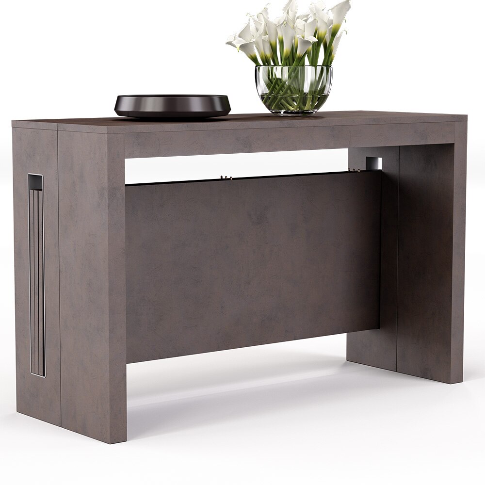 Maximum pour 10 personnes Table à manger, console transformable et